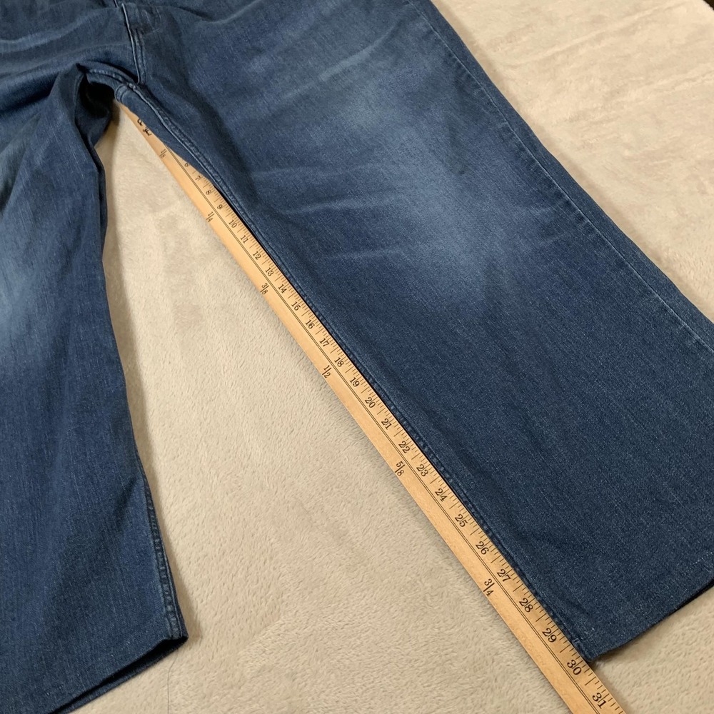 Levis 559 Jeans Mens 46x30 Straight Leg Stretch Denim Relaxed Fit Medium Wash - Picture 7 of 16